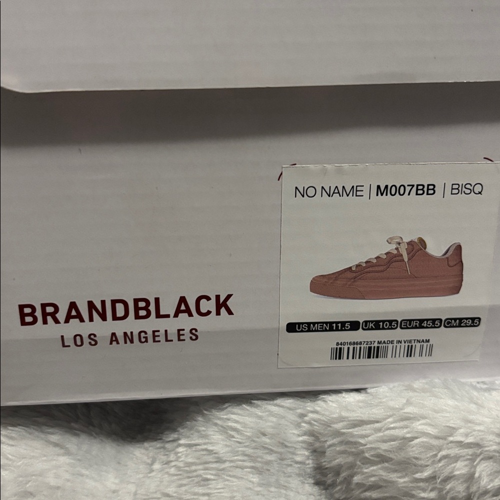 Brandblack Men's. Pink Suede Sneakers - Picture 6 of 6
